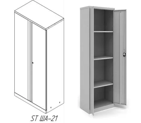 ST21-370-450-850 - Cтеллажи и металлическая мебель - stynergy.kz - фото 4